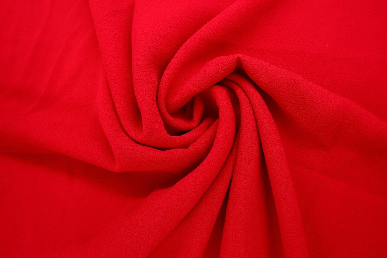 1 Yard Solid Ghost Bubble Crepe Fabric, Lightweight Textured Stretch 57/58" Wide for Apparel